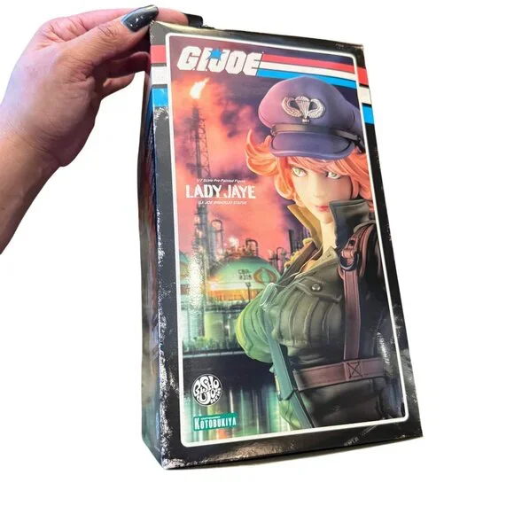 G.I. Joe Bishoujo Series Lady Jaye Collectible 1/7 Scale Pre-Painted Figure Stat - Picture 7 of 8